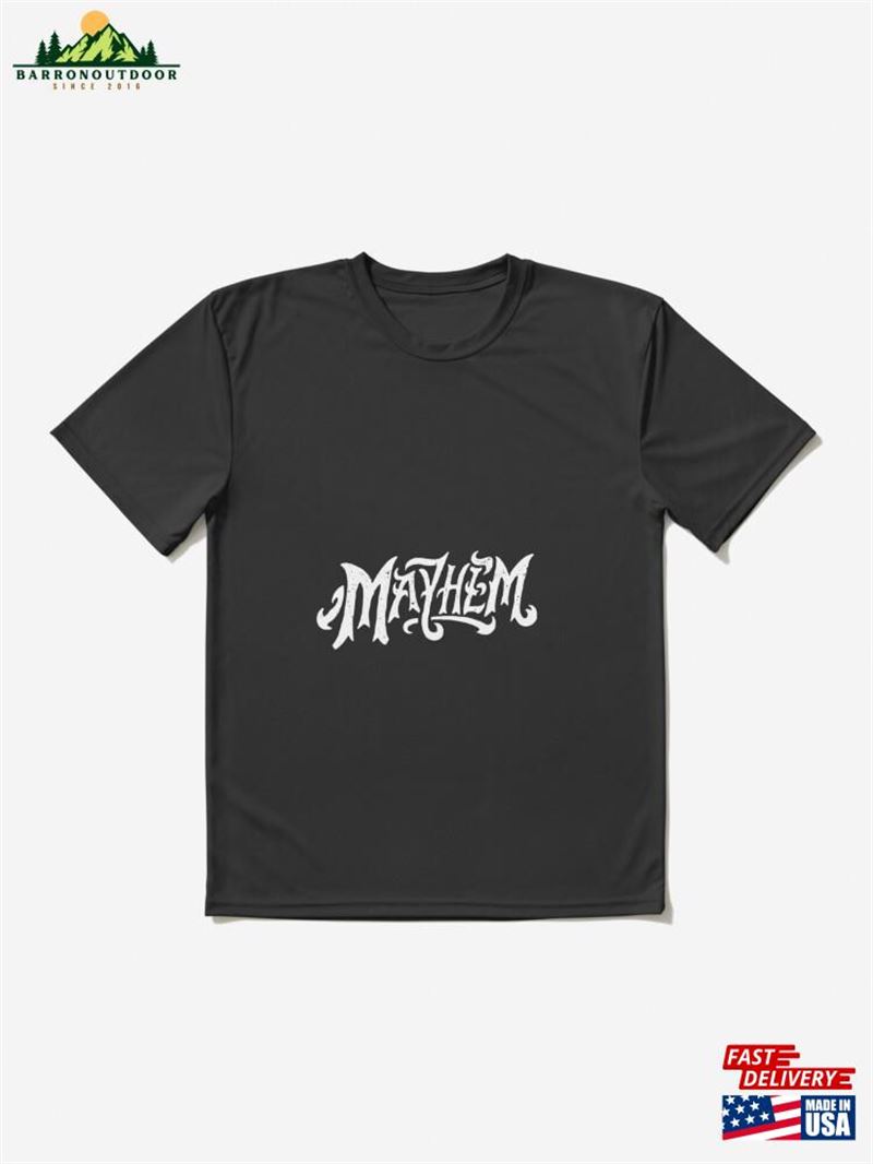 Mayhem Norway Band Original Logo Fanart Active T-Shirt Hoodie Mayhem Norway Band Original Logo Fanart Active T-Shirt Hoodie
