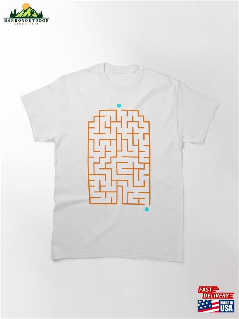 Maze Game Alphabet A Classic T-Shirt Sweatshirt Maze Game Alphabet A Classic T-Shirt Sweatshirt