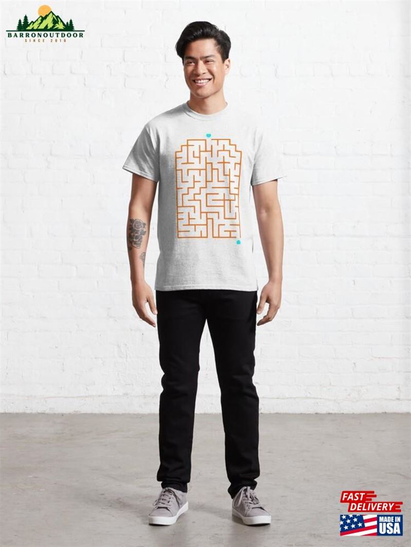 Maze Game Alphabet A Classic T-Shirt Sweatshirt Maze Game Alphabet A Classic T-Shirt Sweatshirt