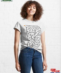 Maze Game Black Alphabet B Classic T-Shirt