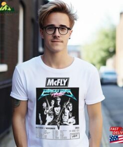 Mcfly 2023 Tour Dates White T-Shirt Music Band Fans Unisex Adults Kids Sweatshirt