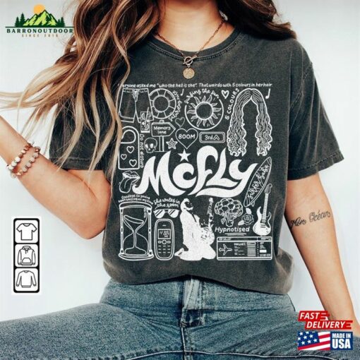 Mcfly Doodle Art Shirt Vintage Merch Tee Albums Lyrics Tattoo Sweatshirt Hoodie Classic