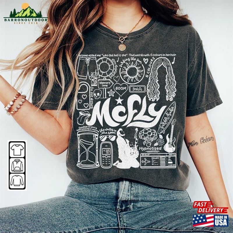 Mcfly Doodle Art Shirt Vintage Merch Tee Albums Lyrics Tattoo Sweatshirt Hoodie Classic Mcfly Doodle Art Shirt Vintage Merch Tee Albums Lyrics Tattoo Sweatshirt Hoodie Classic