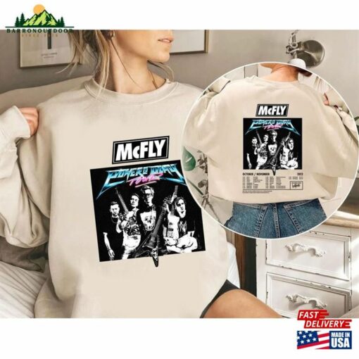 Mcfly Power To Play Tour 2023 Shirt Band Fan Concert Sweatshirt Hoodie