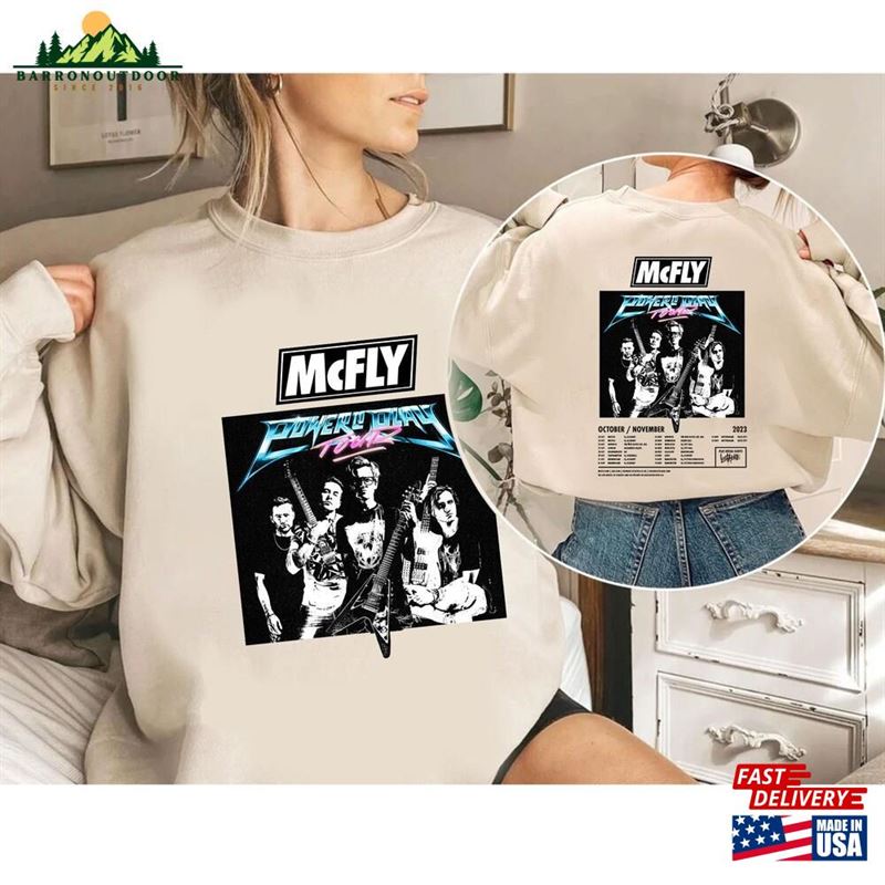 Mcfly Power To Play Tour 2023 Shirt Band Fan Concert Sweatshirt Hoodie Mcfly Power To Play Tour 2023 Shirt Band Fan Concert Sweatshirt Hoodie