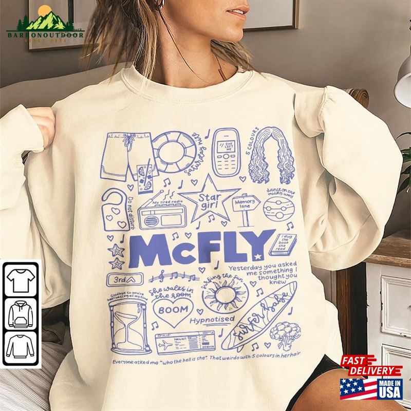 Mcfly Shirt Album Band Classic T-Shirt Mcfly Shirt Album Band Classic T-Shirt