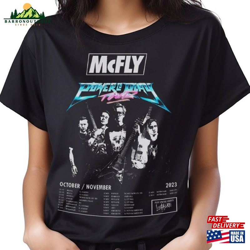 Mcfly Tour T-Shirt 2023 Uk Concert Shirt Adults Kids Band Music Fan Tee Top Sweatshirt Mcfly Tour T-Shirt 2023 Uk Concert Shirt Adults Kids Band Music Fan Tee Top Sweatshirt