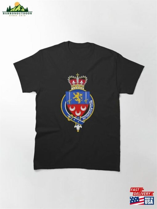 Mclaughlin Coat Of Arms Family Crest Classic T-Shirt