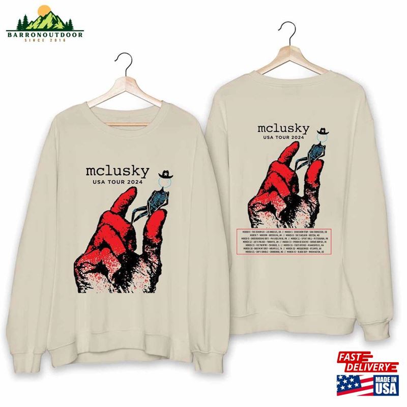Mclusky Usa Music Tour 2024 Shirt Band Fan Classic T-Shirt Mclusky Usa Music Tour 2024 Shirt Band Fan Classic T-Shirt