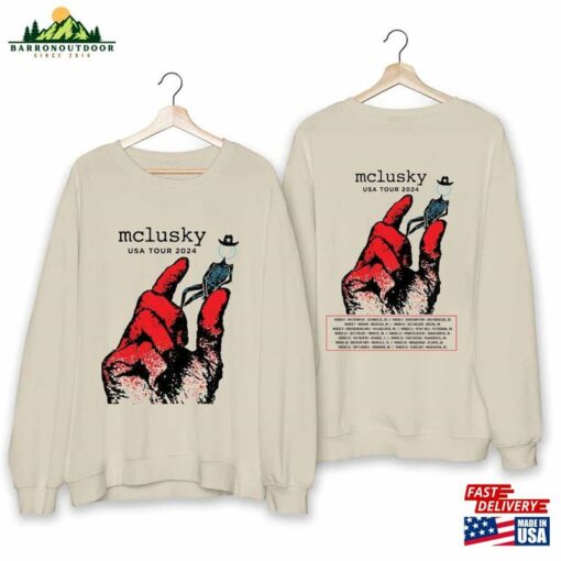 Mclusky Usa Music Tour 2024 Shirt Band Fan Classic T-Shirt