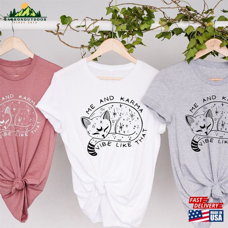 Me And Karma Vibe Like That Shirt Is A Cat Taylor Swift Swiftie Hoodie Unisex Me And Karma Vibe Like That Shirt Is A Cat Taylor Swift Swiftie Hoodie Unisex