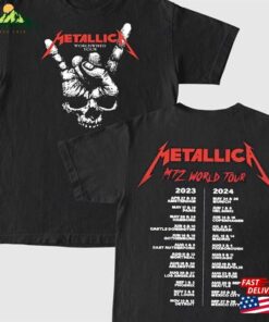 Me Tallica World Tour 2023 Tee M72 Shirt Meta Concert Classic Hoodie