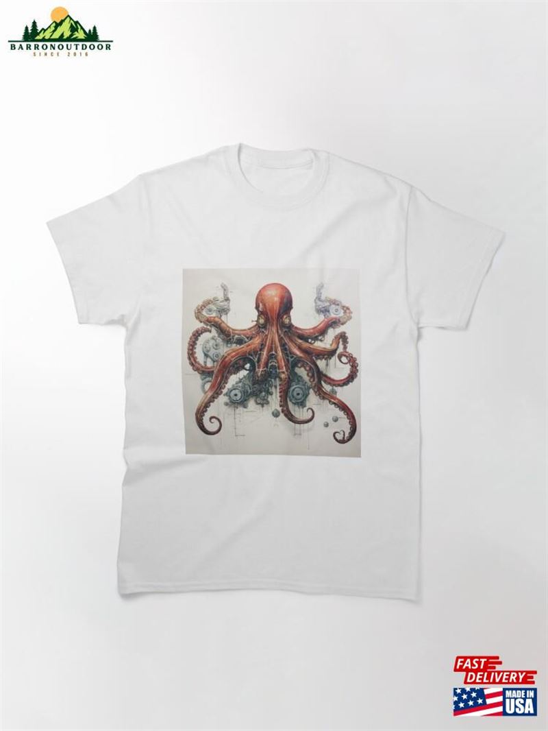 Mechanical Octopus 1 Classic T-Shirt Unisex Hoodie Mechanical Octopus 1 Classic T-Shirt Unisex Hoodie