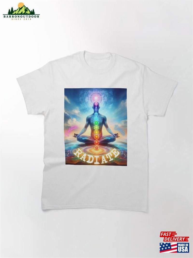 Meditate Elevate Radiate Classic T-Shirt Unisex Meditate Elevate Radiate Classic T-Shirt Unisex