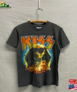 Medium 1990 Kiss Hot In The Shade Tour T-Shirt Faded Distressed Concert Shirt Hoodie Classic