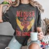 Medusa Distressed Band Comfort Color Shirt Snake Greek Mythology Goddess T-Shirt Hoodie