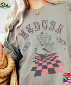 Medusa Distressed Band Tee Greek Mythology Shirt T-Shirt Classic