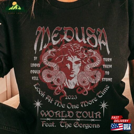 Medusa Vintage Band T-Shirt Unisex Hoodie