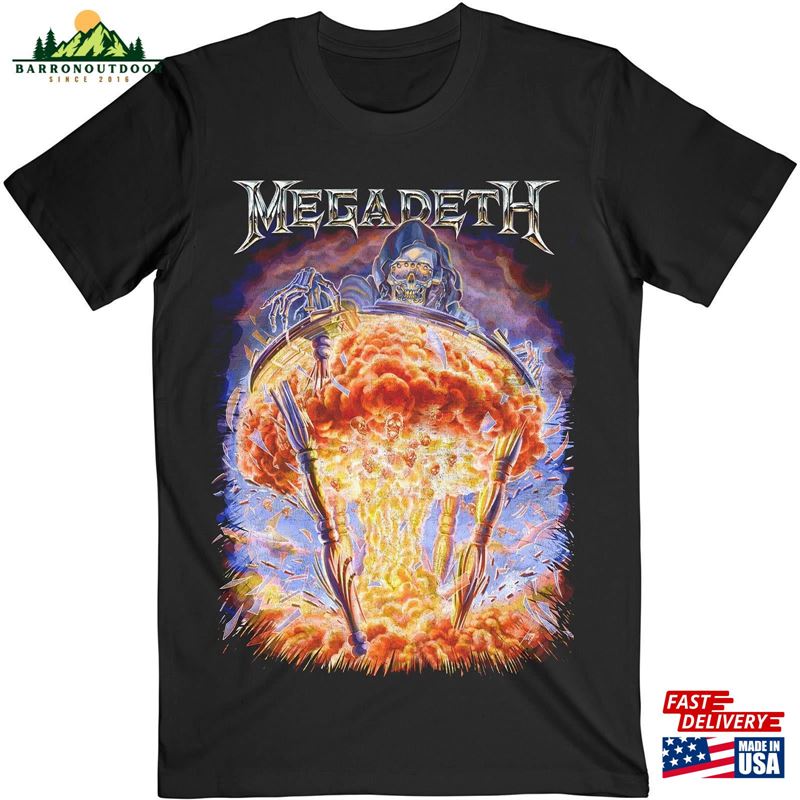 Megadeth Countdown To Extinction Official Tee T-Shirt Hoodie Classic Megadeth Countdown To Extinction Official Tee T-Shirt Hoodie Classic