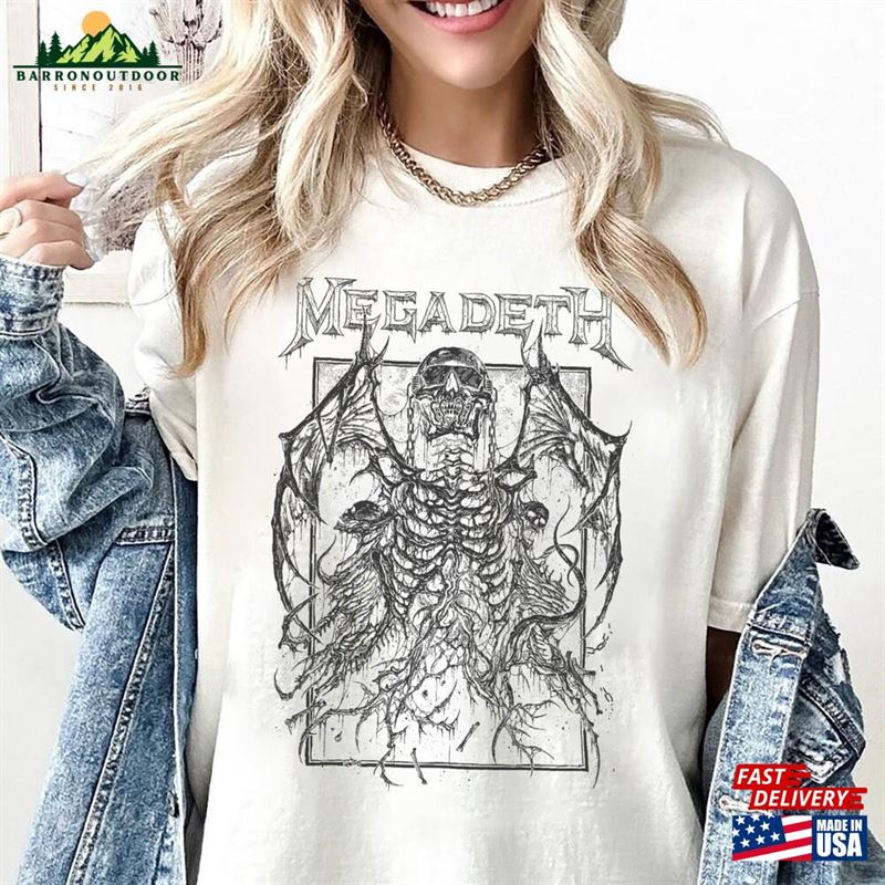 Megadeth Music Band T-Shirt World Tour 2023 Shirt Gift For Fan Tee Hoodie Megadeth Music Band T-Shirt World Tour 2023 Shirt Gift For Fan Tee Hoodie