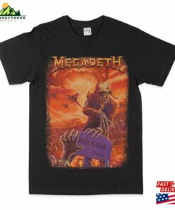 Megadeth World Tour 2023 T-Shirt Peace Selles Rock Metal Shirt Band Sweatshirt Hoodie