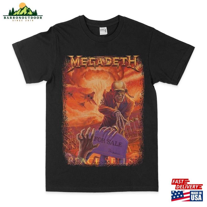 Megadeth World Tour 2023 T-Shirt Peace Selles Rock Metal Shirt Band Sweatshirt Hoodie Megadeth World Tour 2023 T-Shirt Peace Selles Rock Metal Shirt Band Sweatshirt Hoodie