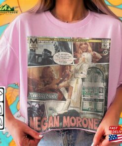 Megan Moroney Comic Shirt 90S Vintage Merch Art Tennessee Orange Lucky Album Concert Ticket 2023 Graphic Tee Gift Fan V1 Unisex Sweatshirt