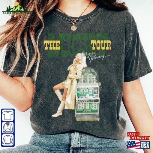 Megan Moroney T-Shirt He Lucky Tour 2023 Fan Shirt Hoodie