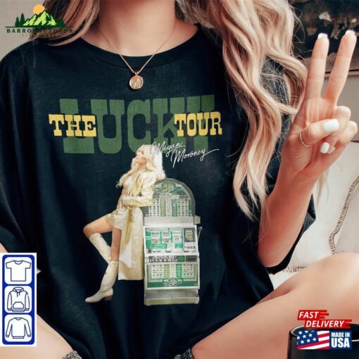 Megan Moroney T-Shirt He Lucky Tour 2023 Fan Shirt Hoodie