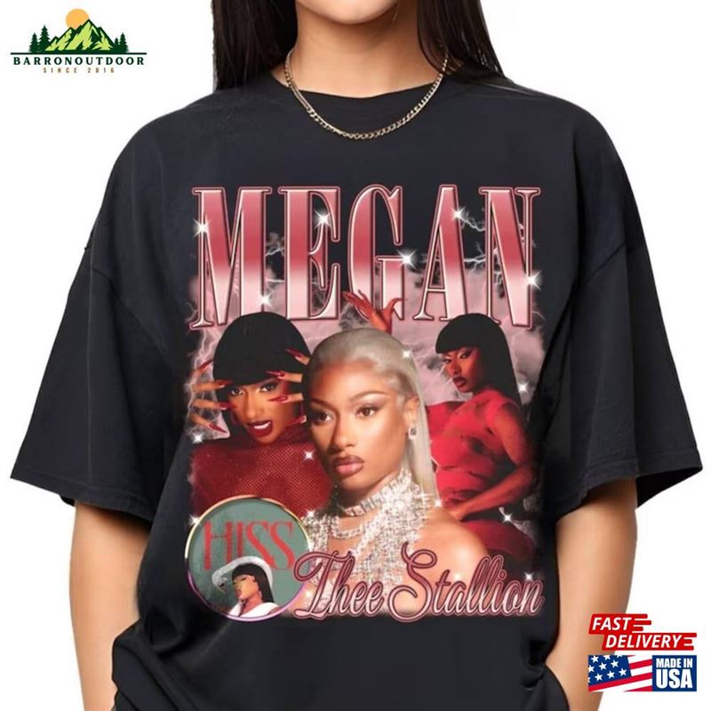 Megan Thee Stallion Music Merch Shirt Hiss Album 90S Tee Mts Tour 2024 Gift Bootleg Inspired T-Shirt Unisex Megan Thee Stallion Music Merch Shirt Hiss Album 90S Tee Mts Tour 2024 Gift Bootleg Inspired T-Shirt Unisex