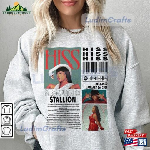 Megan Thee Stallion Music Merch Shirt Hiss Album 90S Tee Unisex T-Shirt