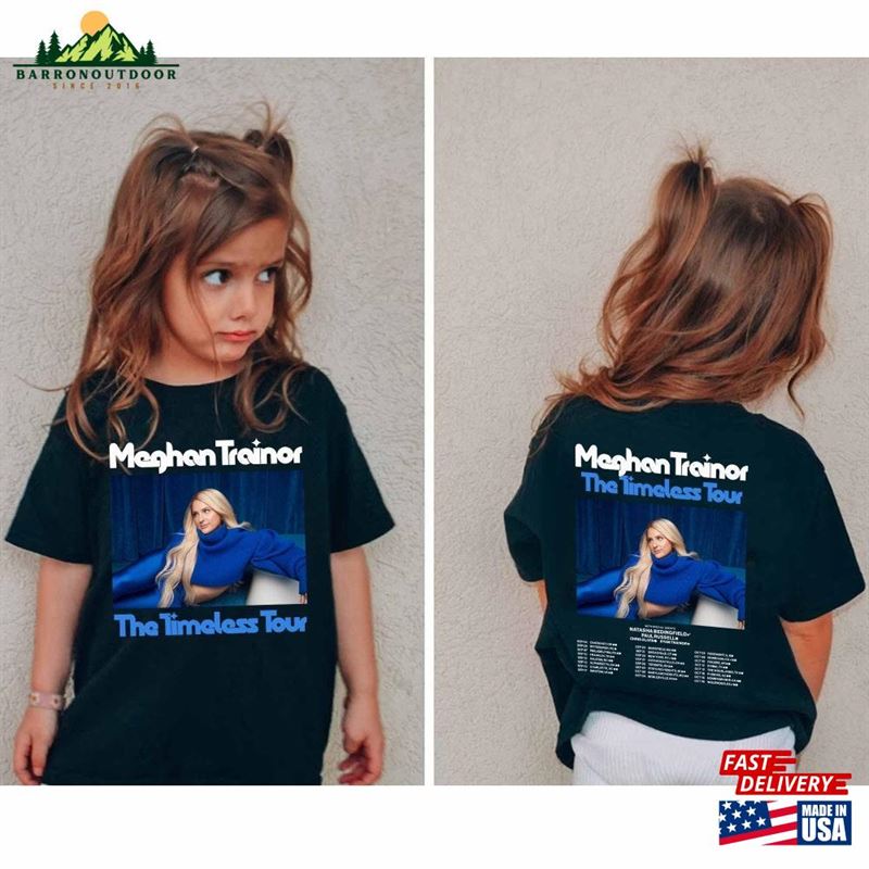 Meghan Trainor The Timeless Tour 2024 Youth Shirt Kids Unisex T-Shirt Meghan Trainor The Timeless Tour 2024 Youth Shirt Kids Unisex T-Shirt