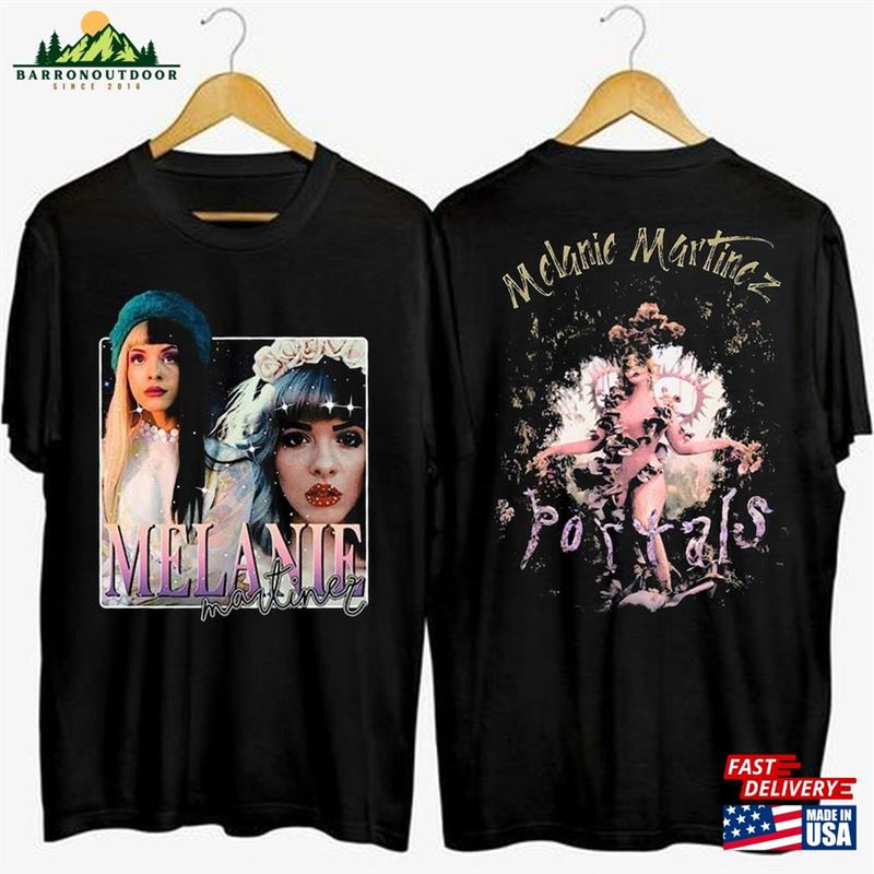 Melanie 2 Sides Shirt Portals Tour 2023 Album T-Shirt Classic Melanie 2 Sides Shirt Portals Tour 2023 Album T-Shirt Classic