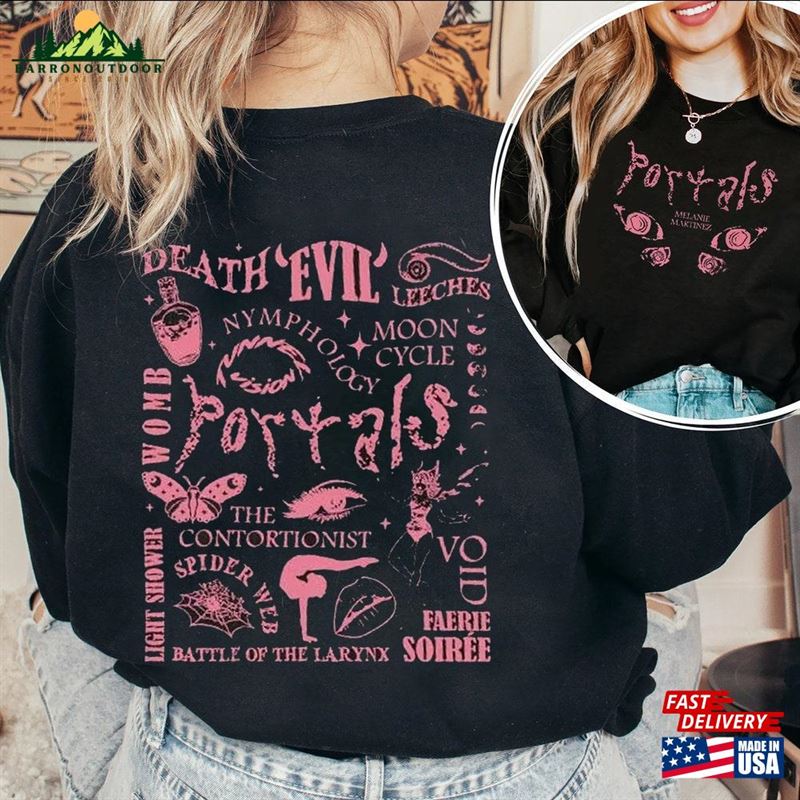 Melanie Shirt Portals Tour 2023 Album Sweatshirt Hoodie Unisex Melanie Shirt Portals Tour 2023 Album Sweatshirt Hoodie Unisex