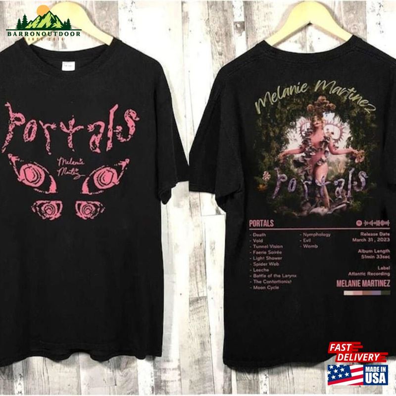 Melanie Shirt Portals Tour 2023 Album Sweatshirt T-Shirt Unisex Melanie Shirt Portals Tour 2023 Album Sweatshirt T-Shirt Unisex