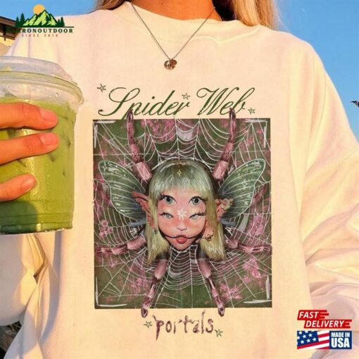 Melanie Spider Web Shirt Portals Tour 2023 Tee Album Unisex Hoodie