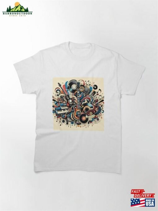 Melody Fusion Artistic Tribute To Music Classic T-Shirt Unisex Sweatshirt