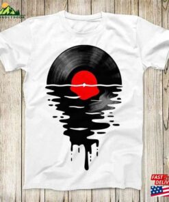 Melting Vinyl Music Band Lp Tape Fathers Day Musician Top Tee Best Cute Gift Mens Women Unisex T-Shirt