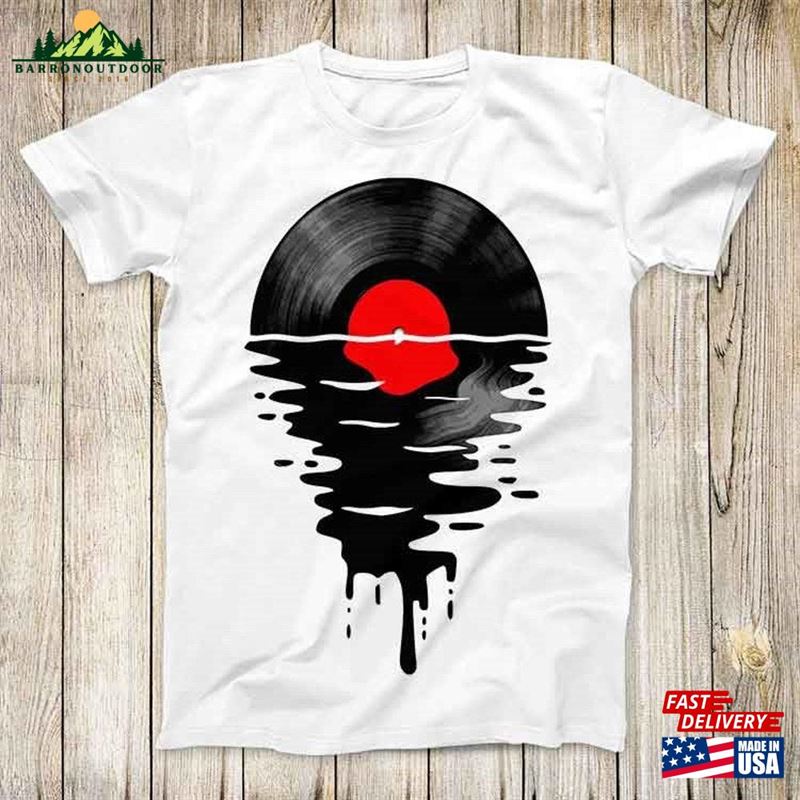 Melting Vinyl Music Band Lp Tape Fathers Day Musician Top Tee Best Cute Gift Mens Women Unisex T-Shirt Melting Vinyl Music Band Lp Tape Fathers Day Musician Top Tee Best Cute Gift Mens Women Unisex T-Shirt