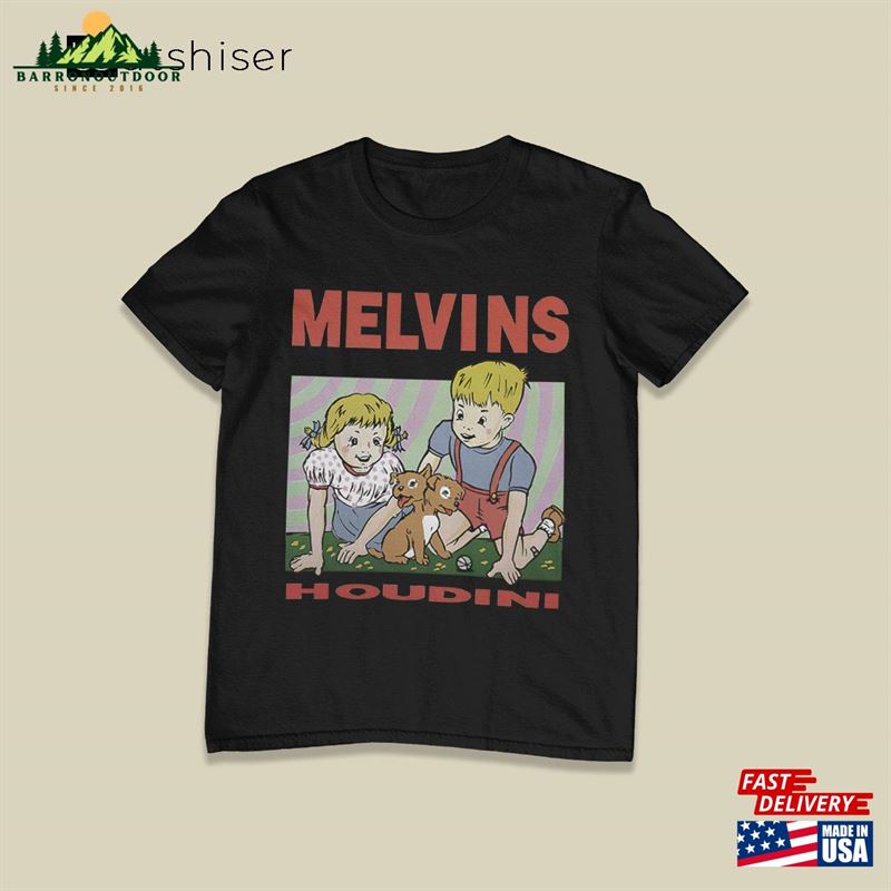 Melvins Houdini Album Black Unisex T-Shirt Metal Punk Rock Band Shirt Hoodie Melvins Houdini Album Black Unisex T-Shirt Metal Punk Rock Band Shirt Hoodie