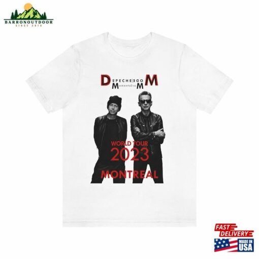 Memento Mori Depeche Mode 2023 T-Shirt Inspired By World Tour Concert In Montreal Classic Unisex