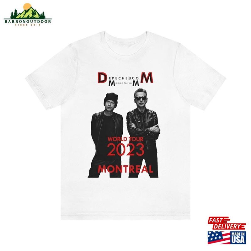 Memento Mori Depeche Mode 2023 T-Shirt Inspired By World Tour Concert In Montreal Classic Unisex Memento Mori Depeche Mode 2023 T-Shirt Inspired By World Tour Concert In Montreal Classic Unisex