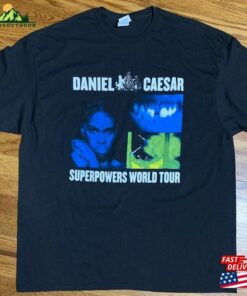 Men’S T-Shirt Daniel Caesar Superpowers World Tour Concert Classic Unisex