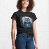 Menacing Moonlit Owl Landscape Classic T-Shirt