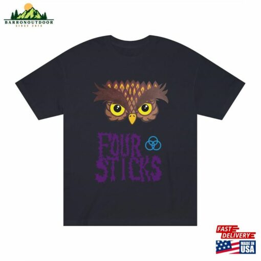 Men’s Graphic Led Zeppelin Lyrics T-Shirt Unisex Classic Owl Face Tee Rock Band Four Sticks Teeshirt Hoodie