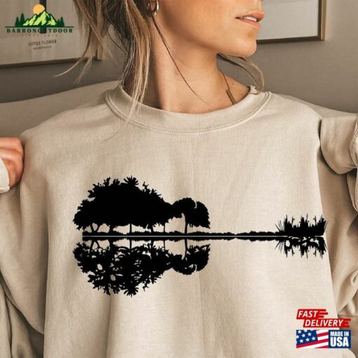 Men’s Nature Guitar Sweatshirt Hoodie