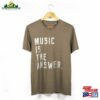 Men’s Unisex’music Is The Answer’organic Cotton T-Shirt Hoodie