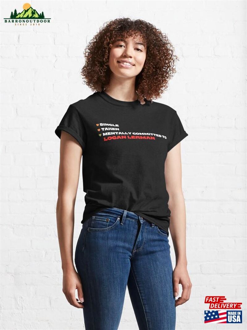 Mentally Committed To Logan Lerman Classic T-Shirt Hoodie Mentally Committed To Logan Lerman Classic T-Shirt Hoodie