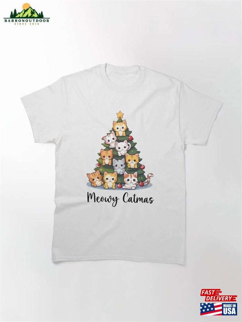 Meowy Catmas Classic T-Shirt Sweatshirt Meowy Catmas Classic T-Shirt Sweatshirt