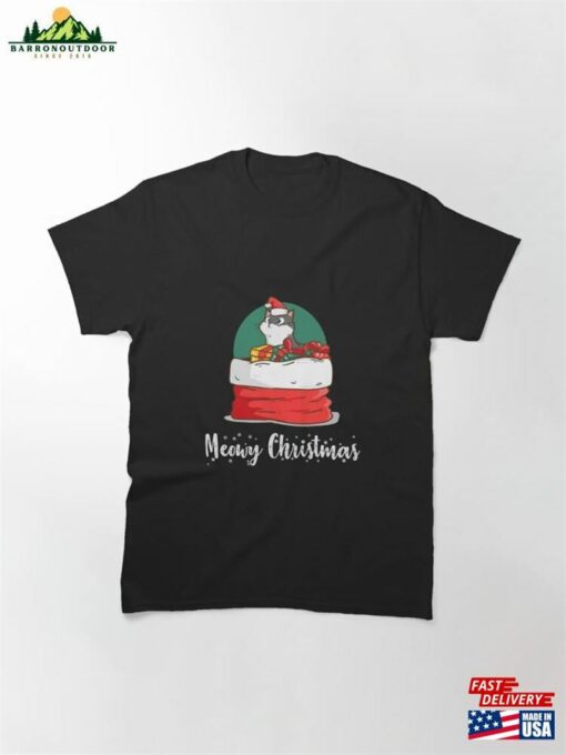 Meowy Christmas Classic T-Shirt Sweatshirt